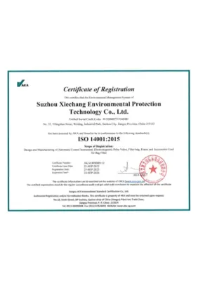 Chứng nhận ISO 14001
