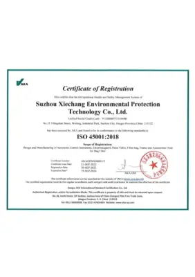 Chứng nhận ISO 45001