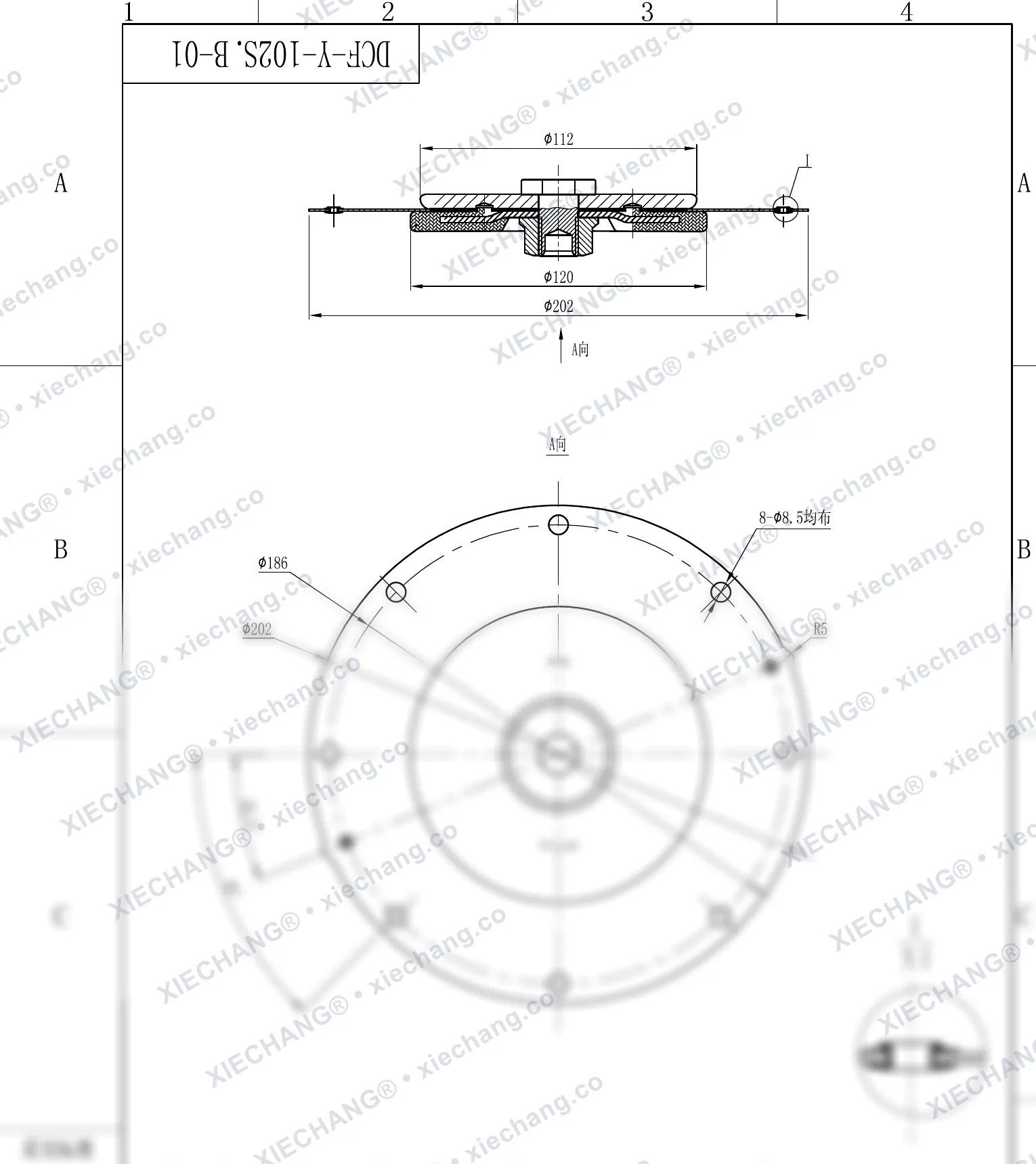 DCF-Y-102S.B-01 — Bản vẽ lắp ráp