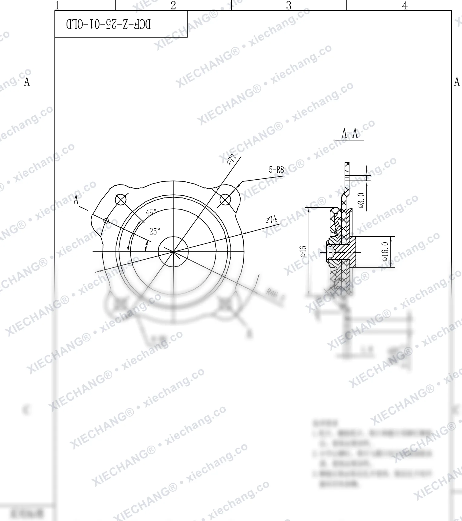 DCF-Z-25-01-OLD · DN25 — Bản vẽ lắp ráp