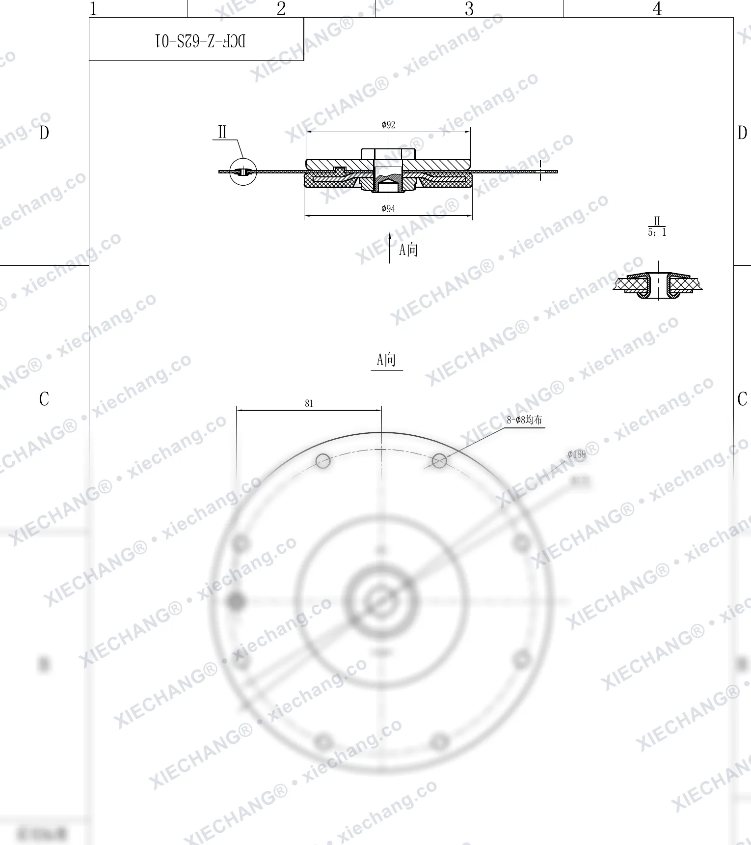 DCF-Z-62S-01 — Bản vẽ lắp ráp