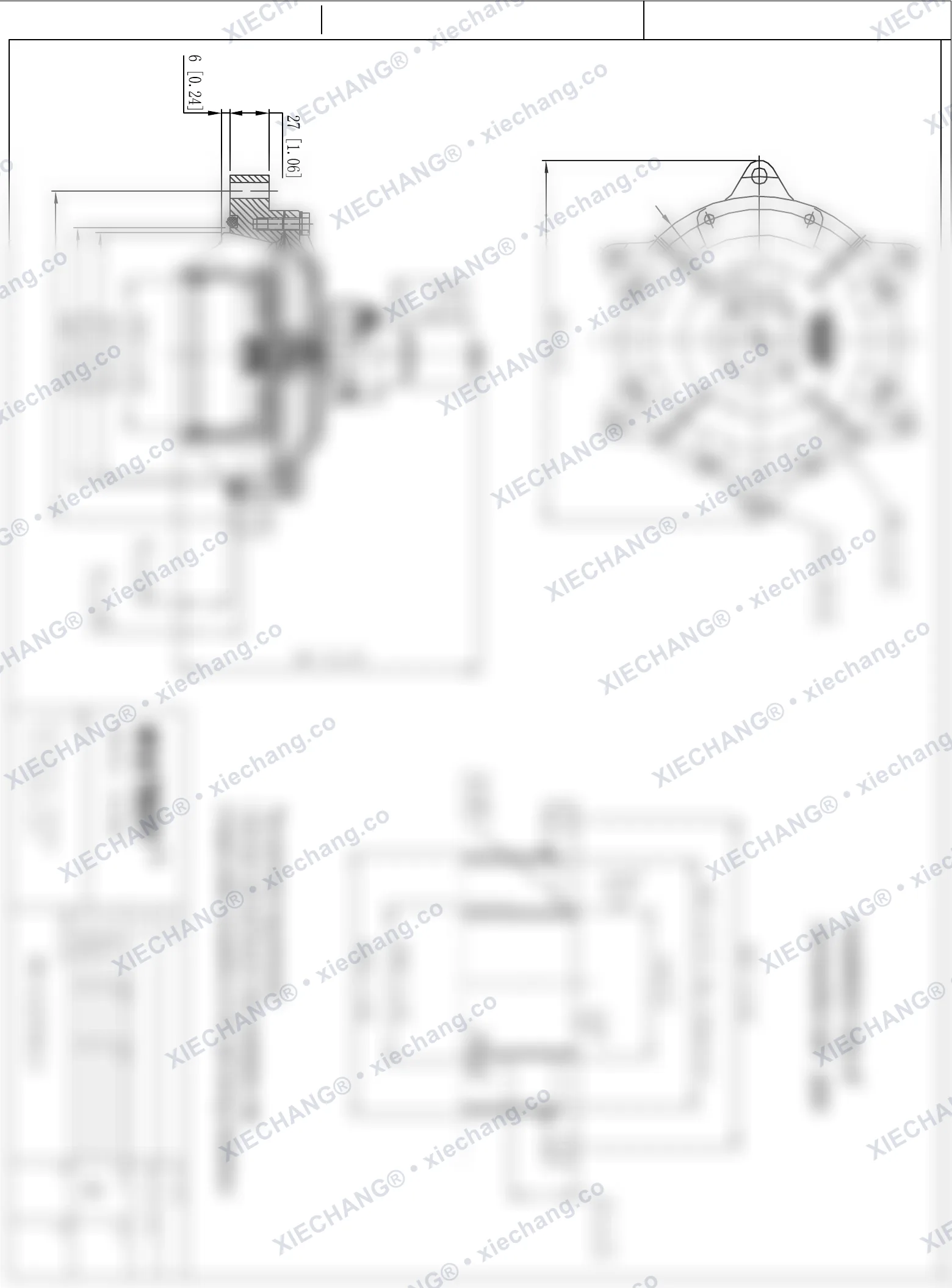 WPS-CA/EP102.B · van kiểu ngâm — Bản vẽ lắp đặt