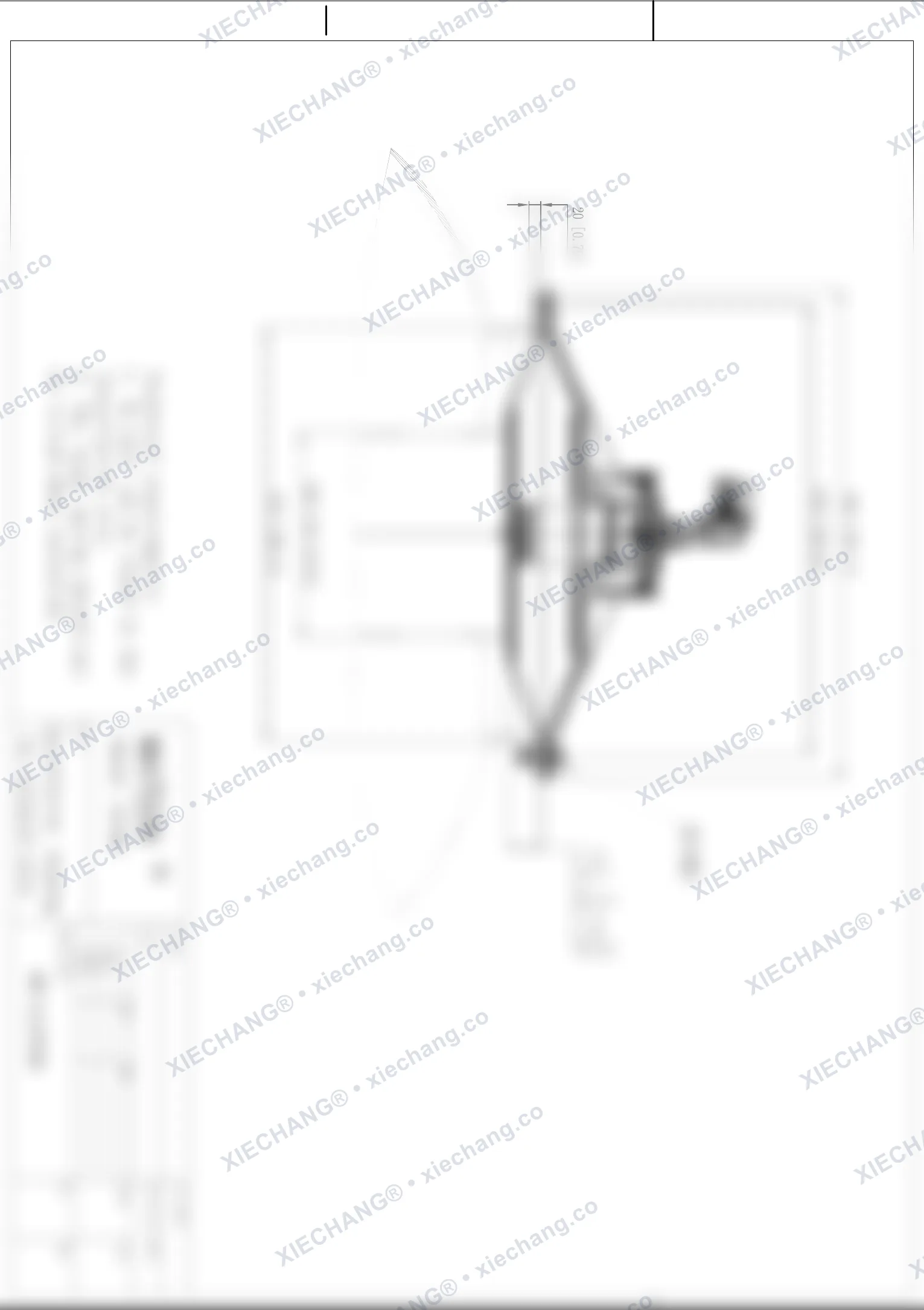 WPS-CA/EP350 · 14 inch · van lớn áp suất siêu thấp — Bản vẽ lắp đặt