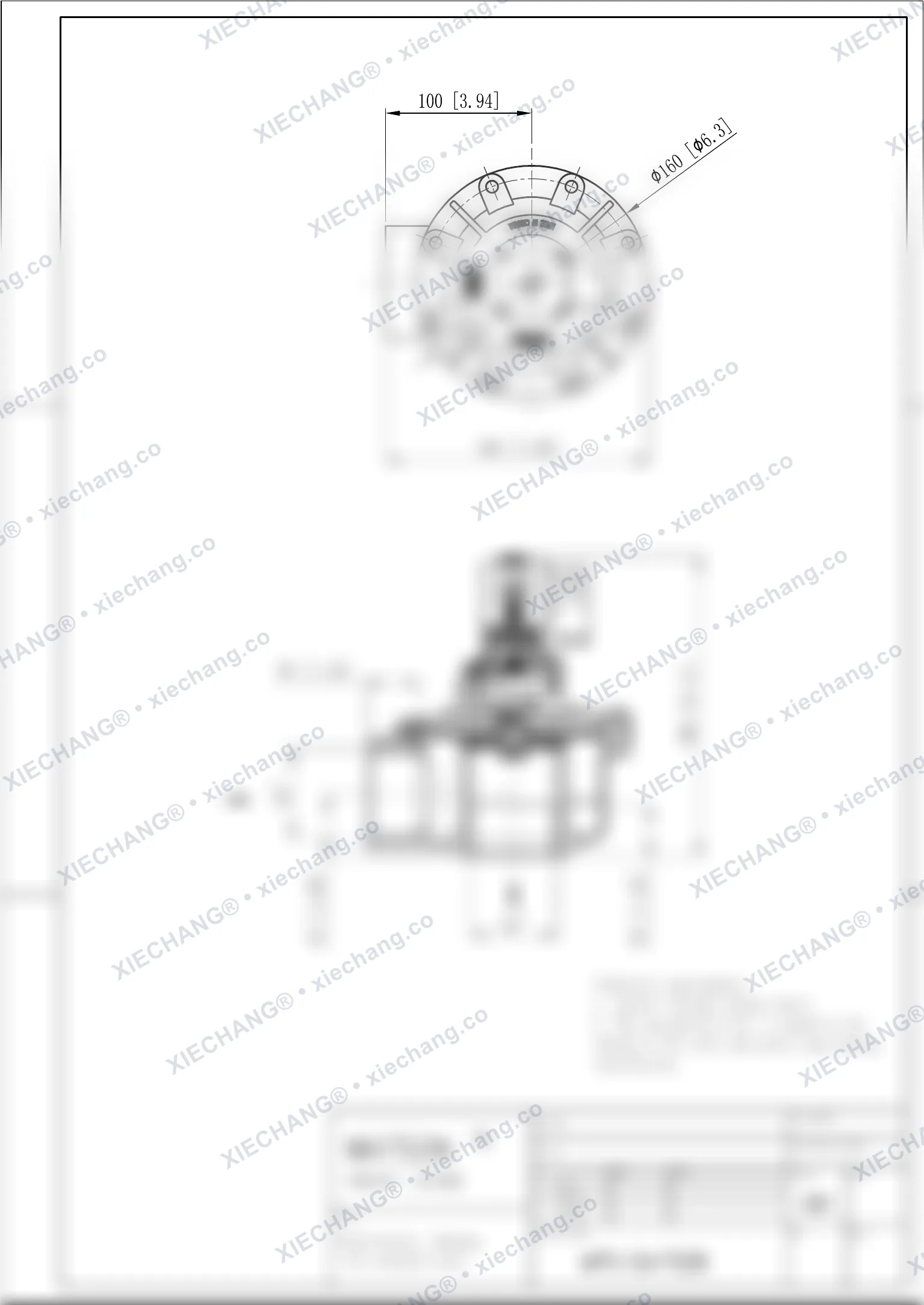 WPS-CA/TG50 · van góc vuông — Bản vẽ lắp đặt