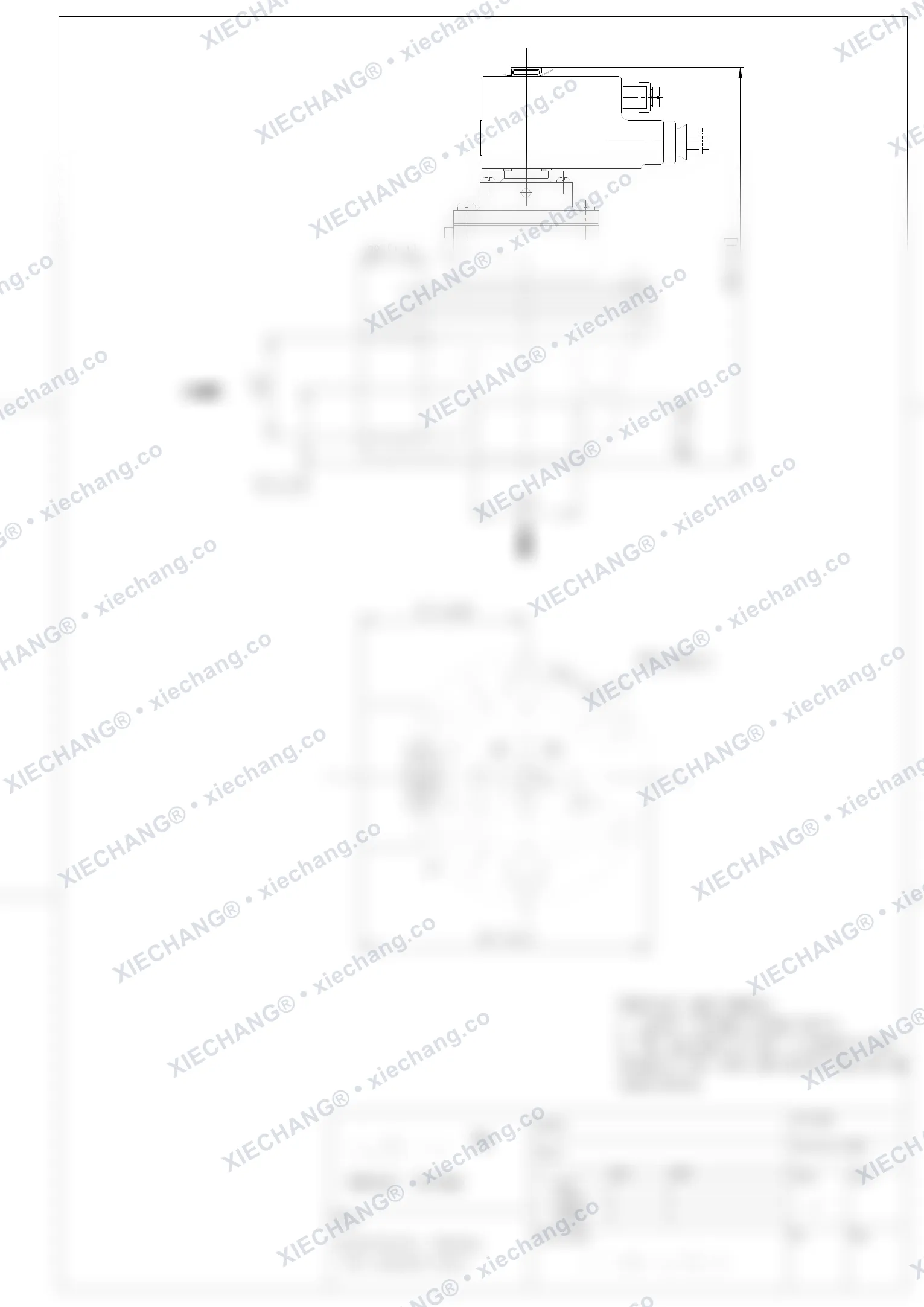 WPS-F-CA/TG40 · van ren ngoài / phòng nổ — Bản vẽ lắp đặt