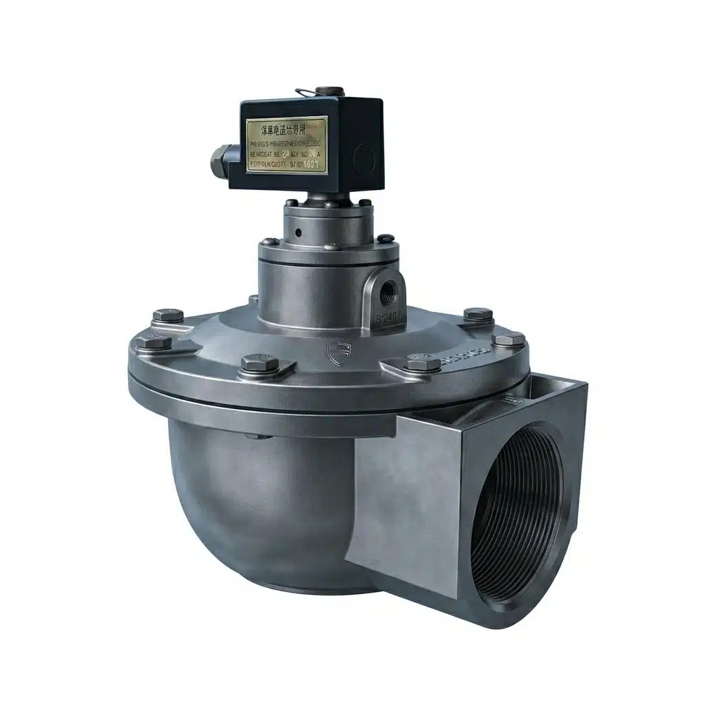 Van xung khí góc vuông phòng nổ DCF-F-Z