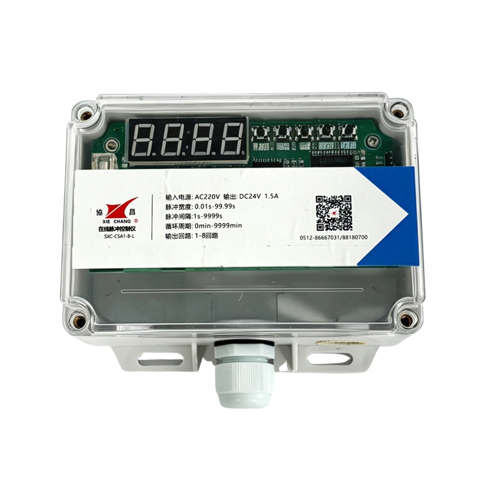Bộ điều khiển xung khí Xiechang® SXC-C5A1-8-L, 8 kênh ngõ ra